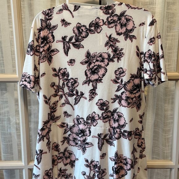 Black Label by Evan Picone Floral Blouse - Picture 3 of 5